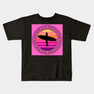 SURFING CAPITAL OF THE NORTH - SAN JUAN LA UNION - WOMEN PINK Kids T-Shirt